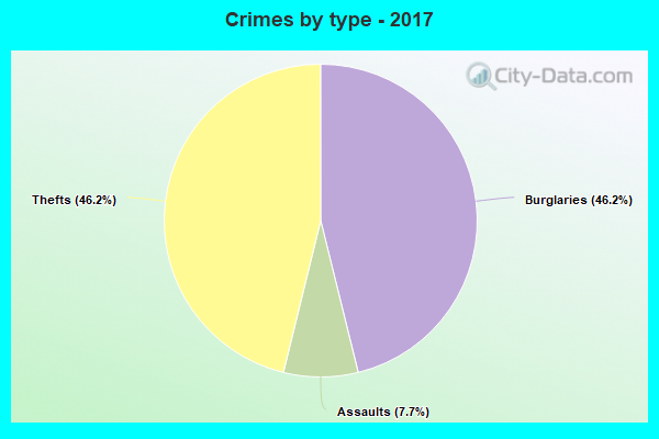 Crimes by type - 2017