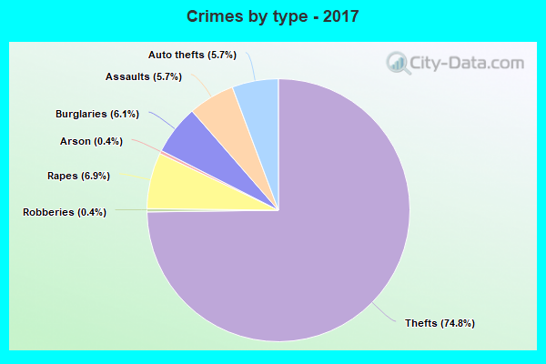 Crimes by type - 2017