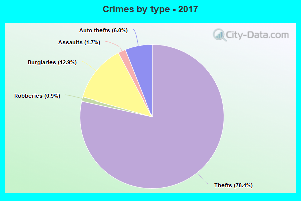 Crimes by type - 2017