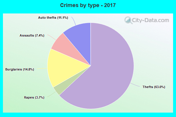 Crimes by type - 2017