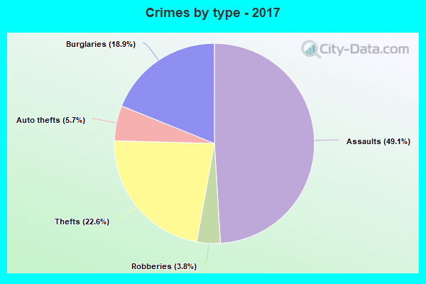 Crimes by type - 2017