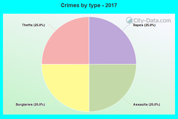 Crimes by type - 2017