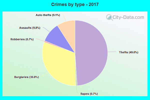 Crimes by type - 2017