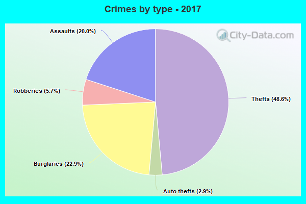 Crimes by type - 2017