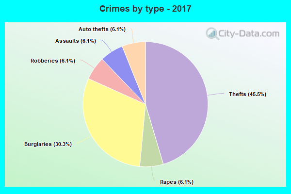 Crimes by type - 2017