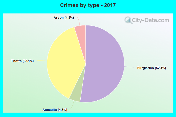 Crimes by type - 2017