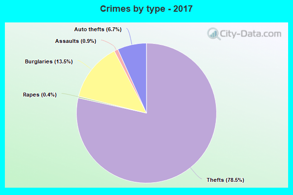 Crimes by type - 2017