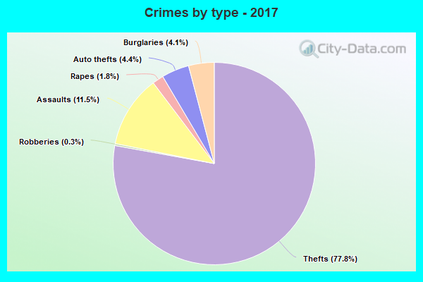 Crimes by type - 2017