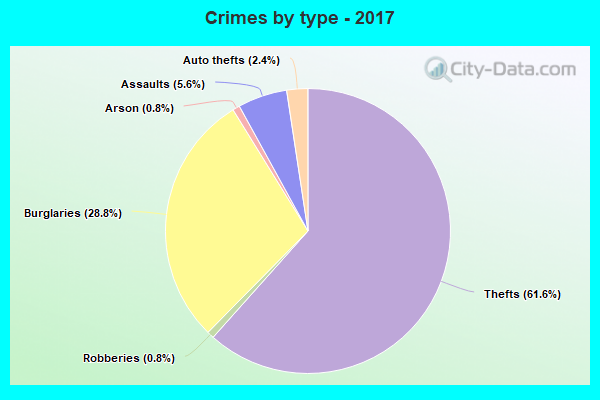 Crimes by type - 2017