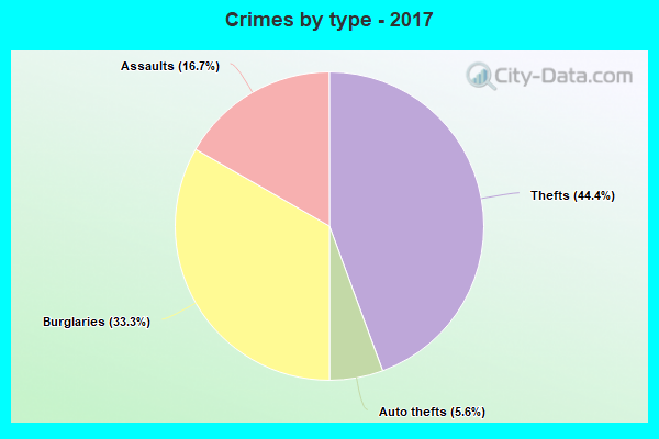 Crimes by type - 2017