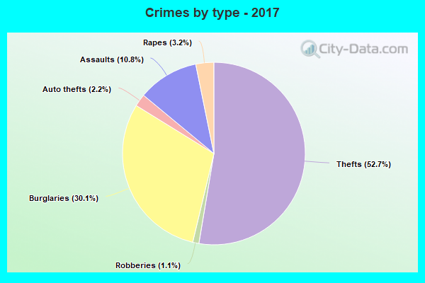 Crimes by type - 2017