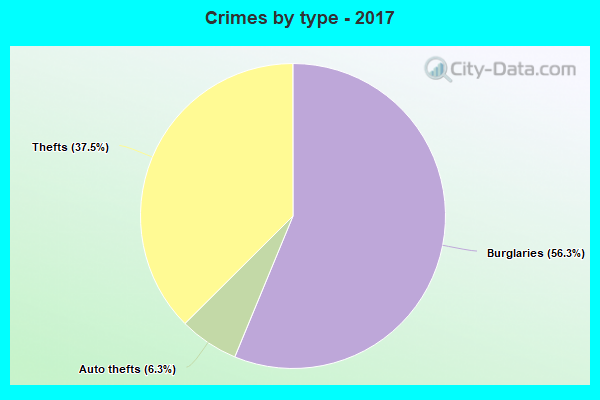 Crimes by type - 2017