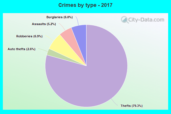 Crimes by type - 2017