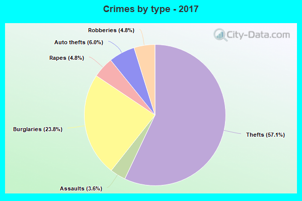 Crimes by type - 2017