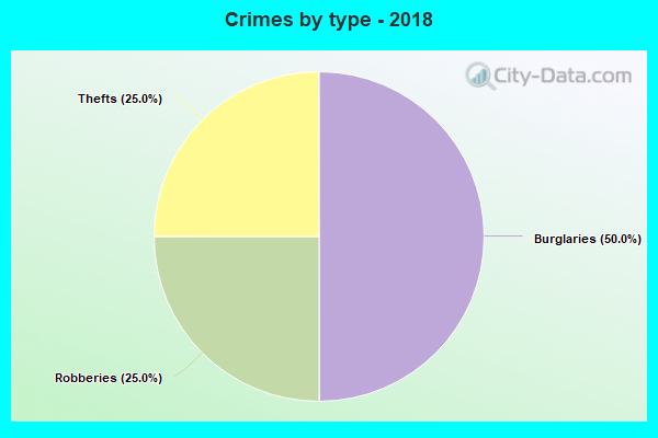 Crimes by type - 2018