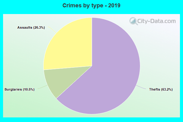 Crimes by type - 2019