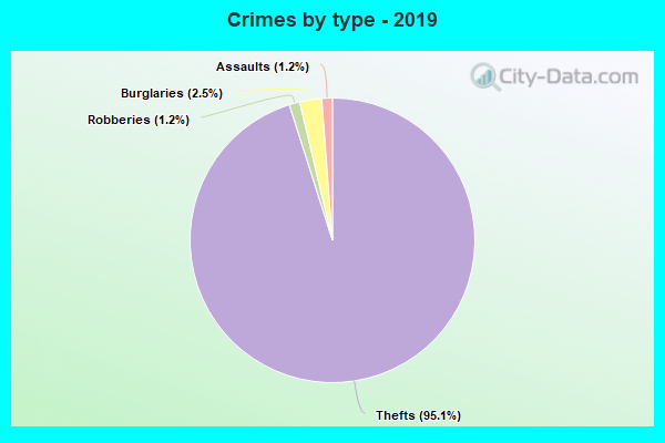 Crimes by type - 2019