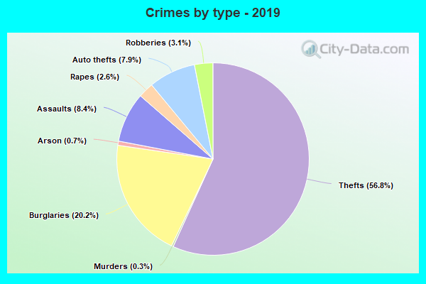 Crimes By Type 2019 Killeen TX 