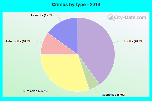 Crimes by type - 2019