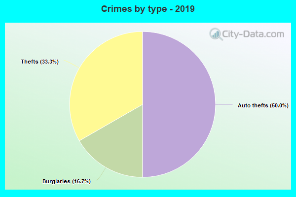 Crimes by type - 2019