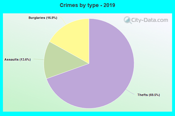 Crimes by type - 2019