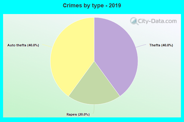 Crimes by type - 2019