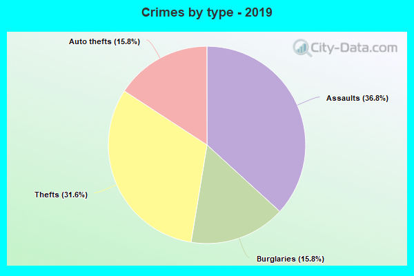 Crimes by type - 2019