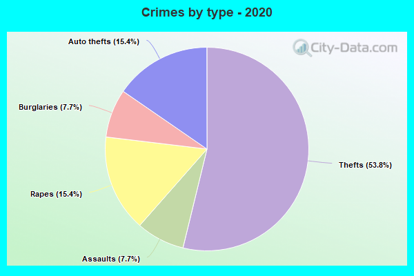 Crimes by type - 2020