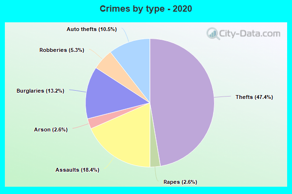 Crimes by type - 2020