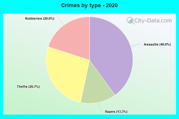 Crimes by type - 2020