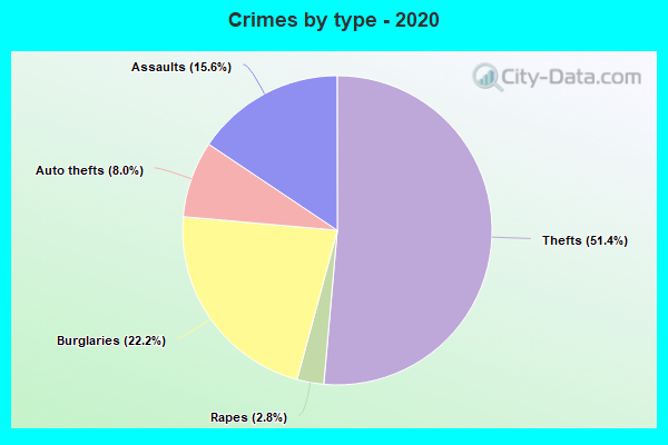 Crimes by type - 2020