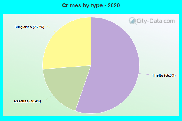 Crimes by type - 2020