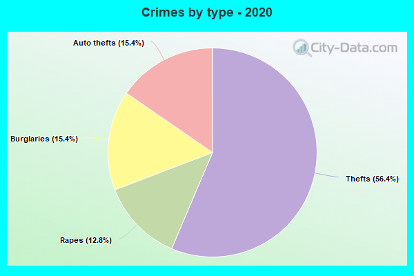 Crimes by type - 2020