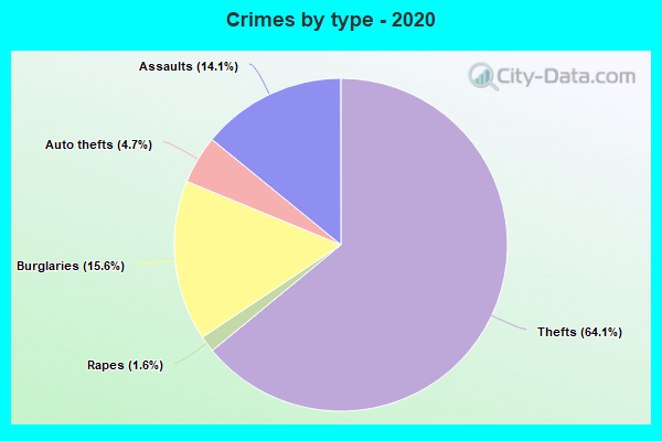 Crimes by type - 2020