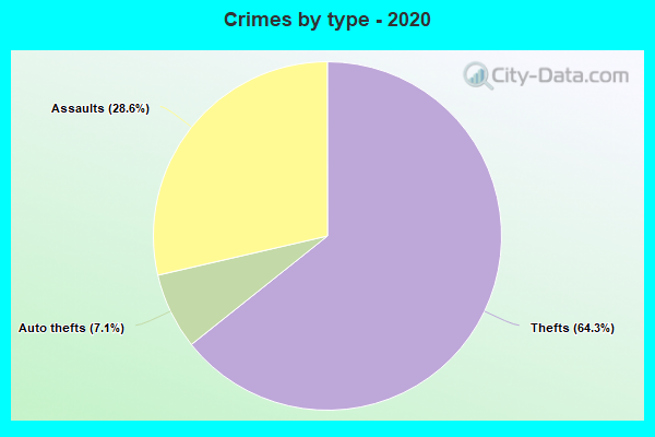 Crimes by type - 2020