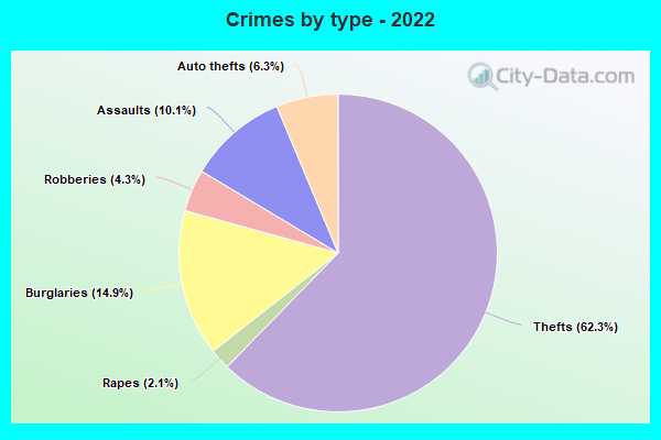 Crimes by type - 2022