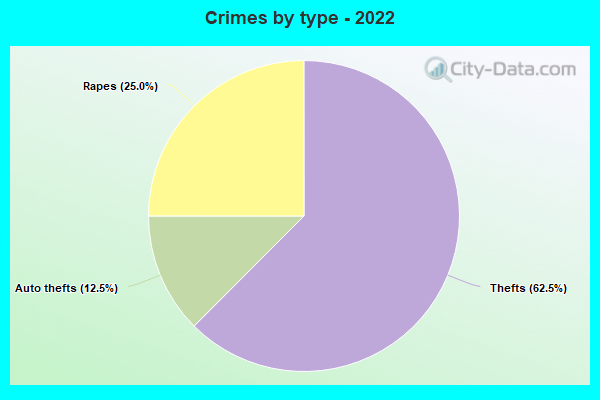 Crimes by type - 2022