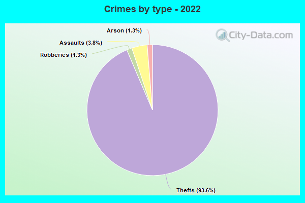 Crimes by type - 2022