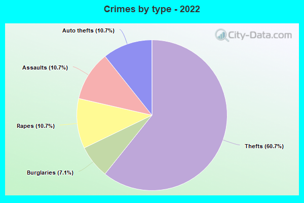 Crimes by type - 2022