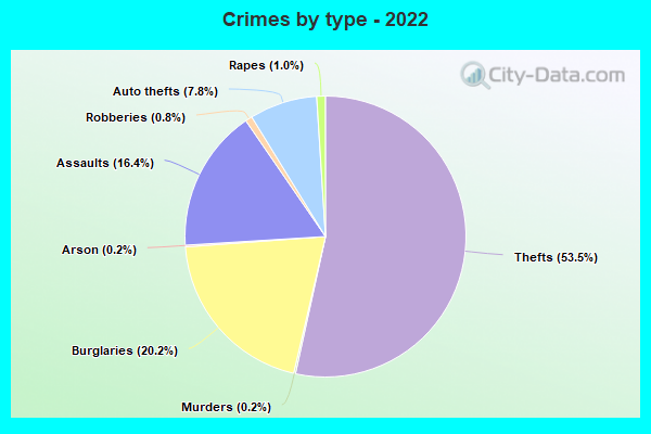 Crimes by type - 2022