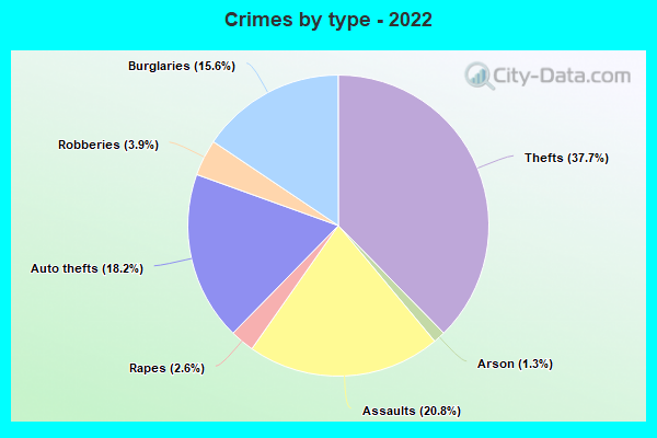 Crimes by type - 2022