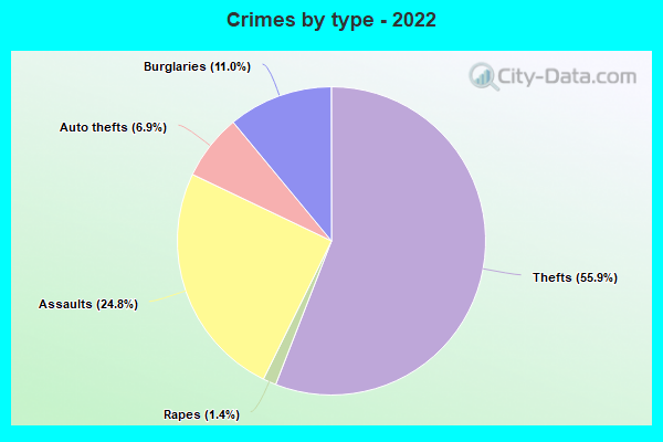 Crimes by type - 2022