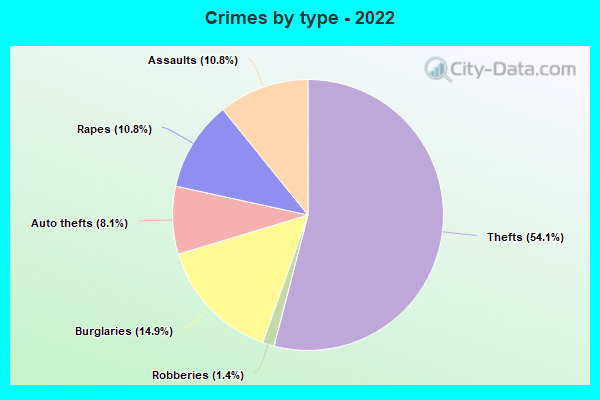 Crimes by type - 2022