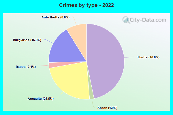 Crimes by type - 2022