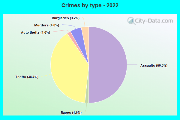 Crimes by type - 2022