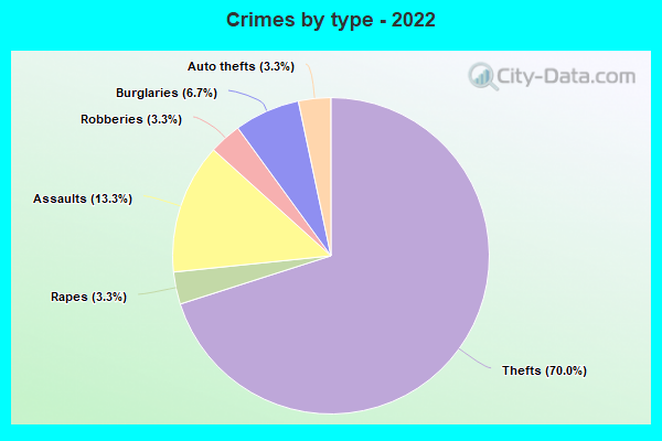 Crimes by type - 2022