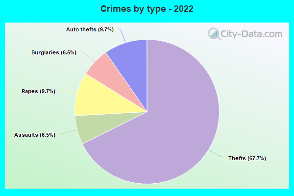 Crimes by type - 2022