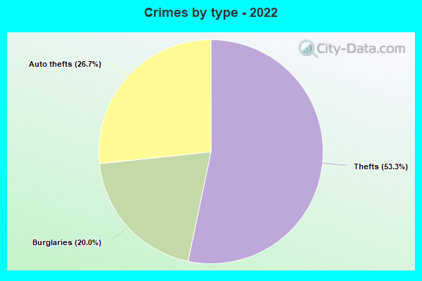 Crimes by type - 2022