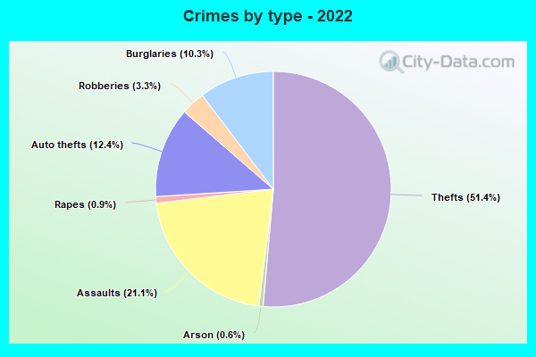 Crimes by type - 2022