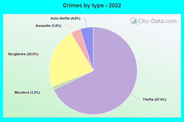 Crimes by type - 2022